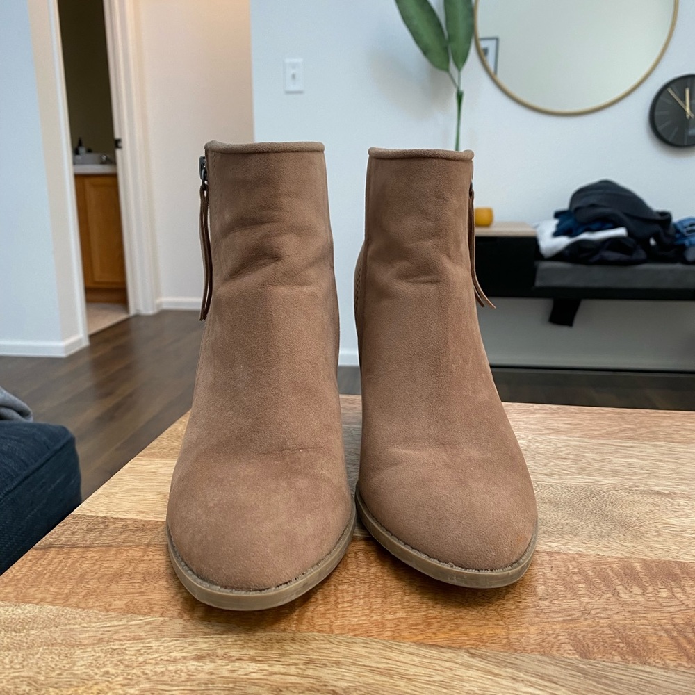Tan Ankle Booties - Picture 7 of 7